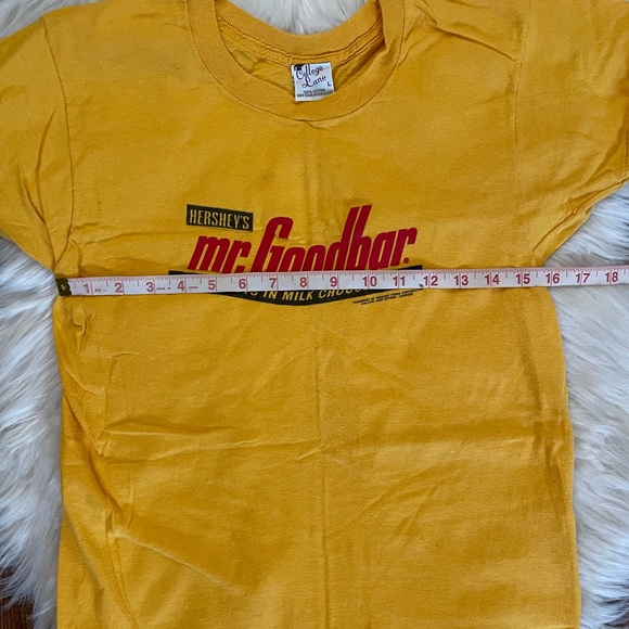 Vintage Rare 80s Hershey’s Mr. Goodbar Snack Promo Single Stitched T Shirt, SZ L - Picture 8 of 9